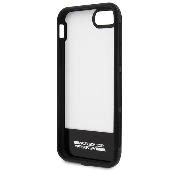 „Ferrari Racing Shield“ dėklas, skirtas „iPhone“ 7 / 8 / SE 2020 / SE 2022 – pusiau permatomas -- iPhone