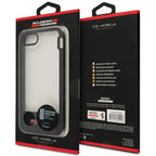 „Ferrari Racing Shield“ dėklas, skirtas „iPhone“ 7 / 8 / SE 2020 / SE 2022 – pusiau permatomas -- iPhone
