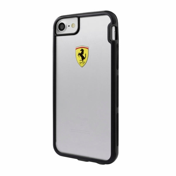 „Ferrari Racing“ smūgiams atsparus dėklas, skirtas „iPhone“ 7 / 8 / SE 2020 / SE 2022 – skaidrus -- iPhone