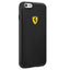 Ferrari atsparus smūgiams dėklas iPhone 6 / 6S - juodas -- iPhone 6 / iPhone 6S