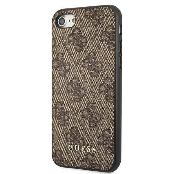 Guess 4G dėklas iPhone SE 2022/2020/7/8 – rudas -- iPhone SE 2022