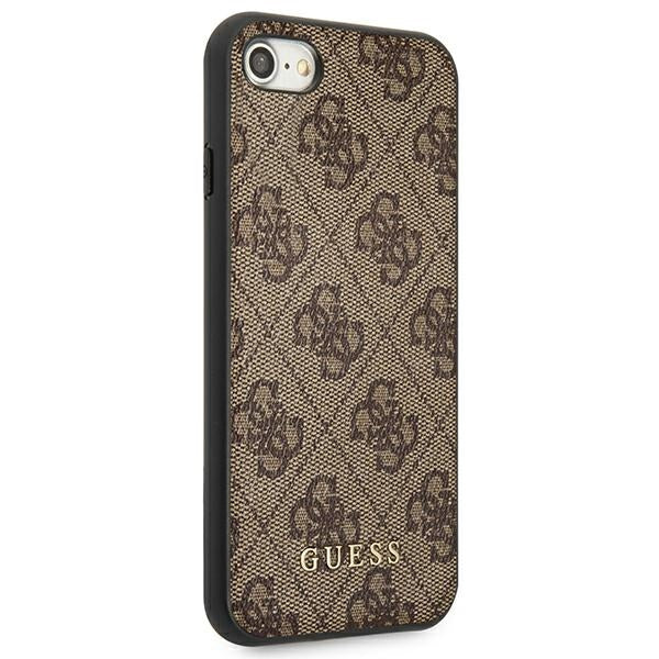 Guess 4G dėklas iPhone SE 2022/2020/7/8 – rudas -- iPhone SE 2022