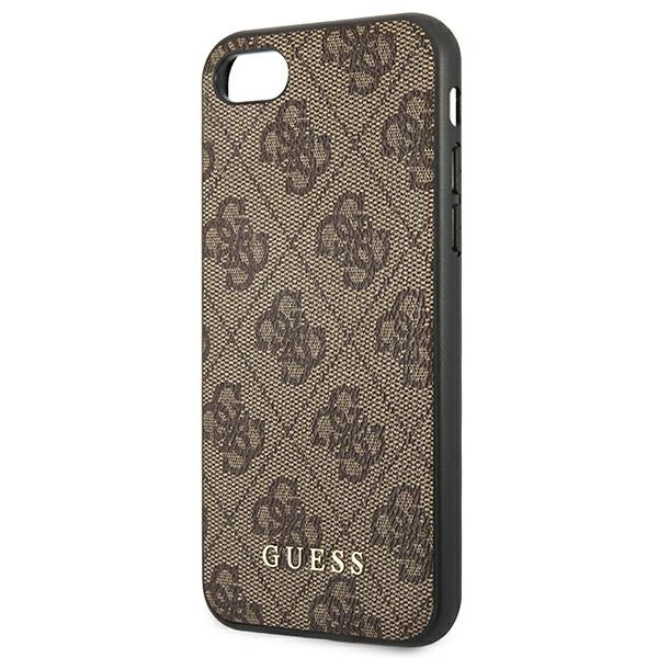 Guess 4G dėklas iPhone SE 2022/2020/7/8 – rudas -- iPhone SE 2022