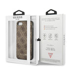 Guess 4G dėklas iPhone SE 2022/2020/7/8 – rudas -- iPhone SE 2022