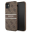 Guess 4G Stripe dėklas iPhone 11 / XR – rudas -- iPhone 11
