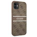 Guess 4G Stripe dėklas iPhone 11 / XR – rudas -- iPhone 11