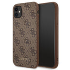 Guess 4G dėklas iPhone 11/XR – rudas -- iPhone 11
