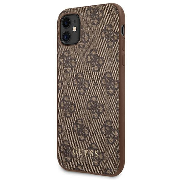 Guess 4G dėklas iPhone 11/XR – rudas -- iPhone 11