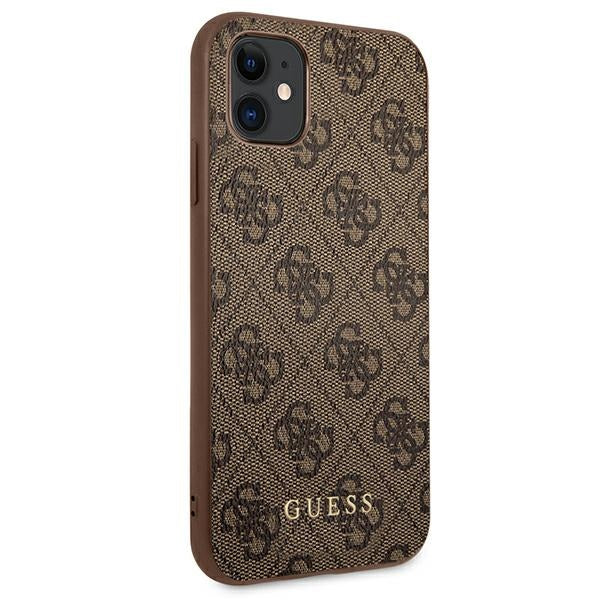 Guess 4G dėklas iPhone 11/XR – rudas -- iPhone 11