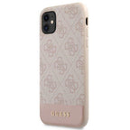 Guess 4G Stripe dėklas iPhone 11 / XR – rožinis -- iPhone 11