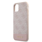 Guess 4G Stripe dėklas iPhone 11 / XR – rožinis -- iPhone 11