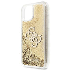 Guess 4G Liquid Glitter dėklas iPhone 11/XR – auksinis -- iPhone 11