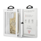 Guess 4G Liquid Glitter dėklas iPhone 11/XR – auksinis -- iPhone 11