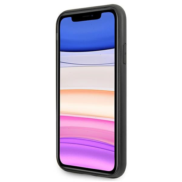 Guess 4G Triangle dėklas iPhone 11/XR 6.1 – rudas -- iPhone 11