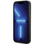 Guess 4G Strass Metal Logo dėklas iPhone 13 Pro – juodas