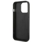 Guess 4G Strass Metal Logo dėklas iPhone 13 Pro – juodas