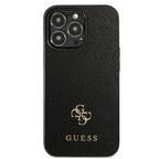 Guess Saffiano dėklas iPhone 13 Pro/13 – juodas