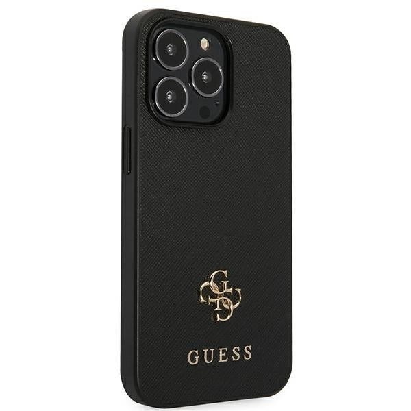 Guess Saffiano dėklas iPhone 13 Pro/13 – juodas