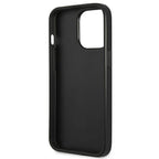 Guess Saffiano dėklas iPhone 13 Pro/13 – juodas