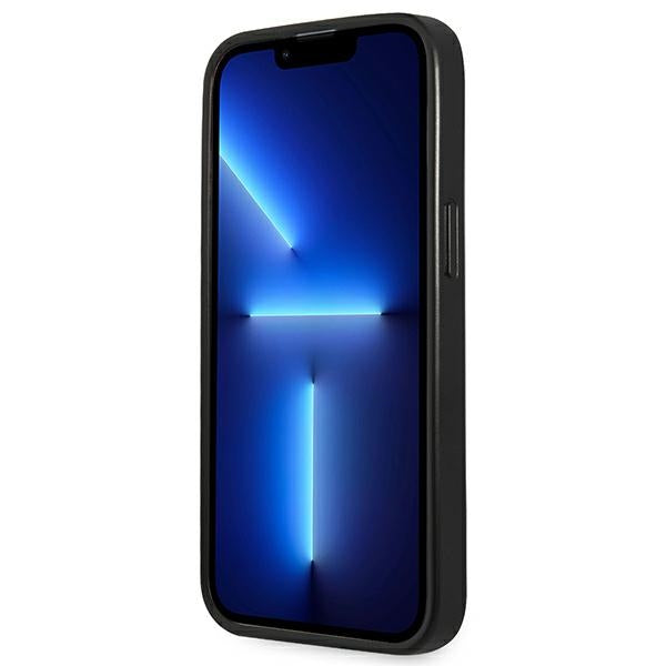Guess dėklas iPhone 13 Pro – sidabrinis