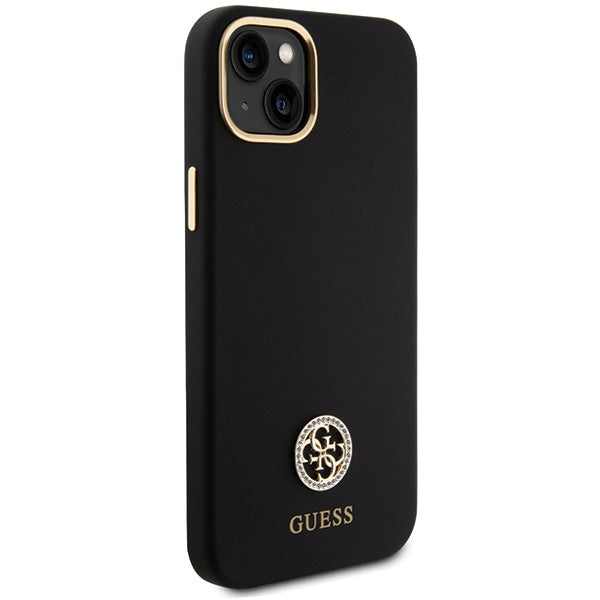 Guess dėklas iPhone 15 Plus / 14 Plus – juodas