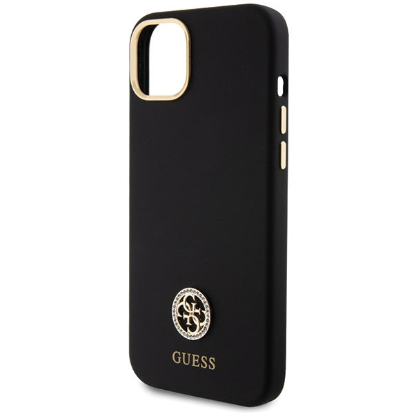Guess dėklas iPhone 15 Plus / 14 Plus – juodas