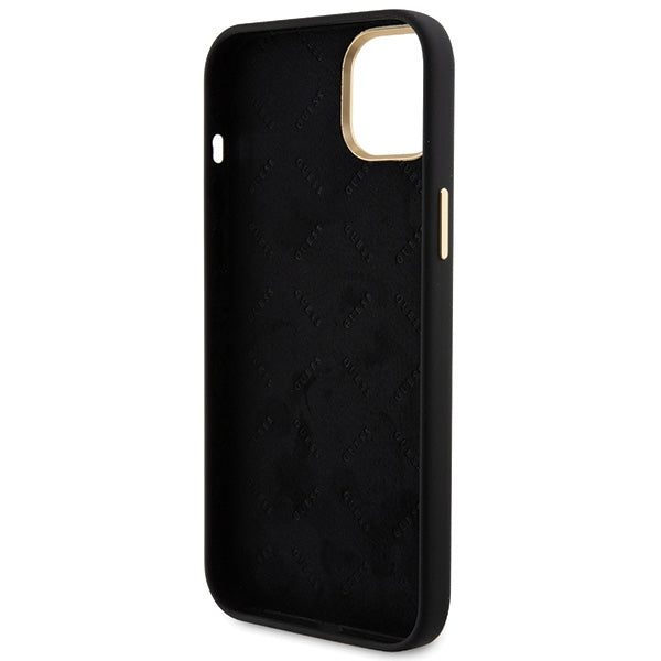 Guess dėklas iPhone 15 Plus / 14 Plus – juodas