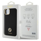 Guess dėklas iPhone 15 Plus / 14 Plus – juodas