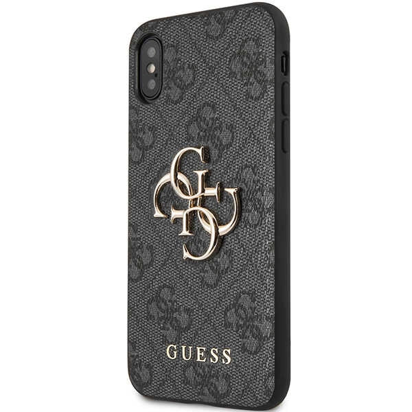 Guess 4G dėklas iPhone X/XS – pilkas -- iPhone X