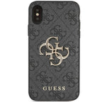 Guess 4G dėklas iPhone X/XS – pilkas -- iPhone X