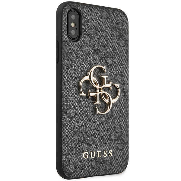 Guess 4G dėklas iPhone X/XS – pilkas -- iPhone X