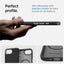 Spigen Enzo Aramid MagSafe dėklas iPhone 16e – juodas