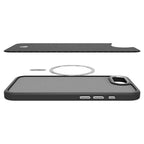 Spigen Enzo Aramid MagSafe dėklas iPhone 16e – juodas
