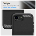 Spigen Rugged Armor MagSafe dėklas iPhone 16e – juodas