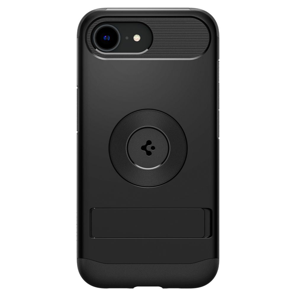 Spigen Slim Armor MagSafe dėklas iPhone 16e – juodas
