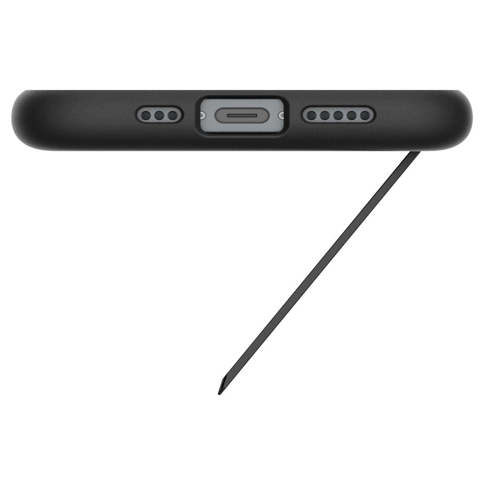 Spigen Slim Armor MagSafe dėklas iPhone 16e – juodas