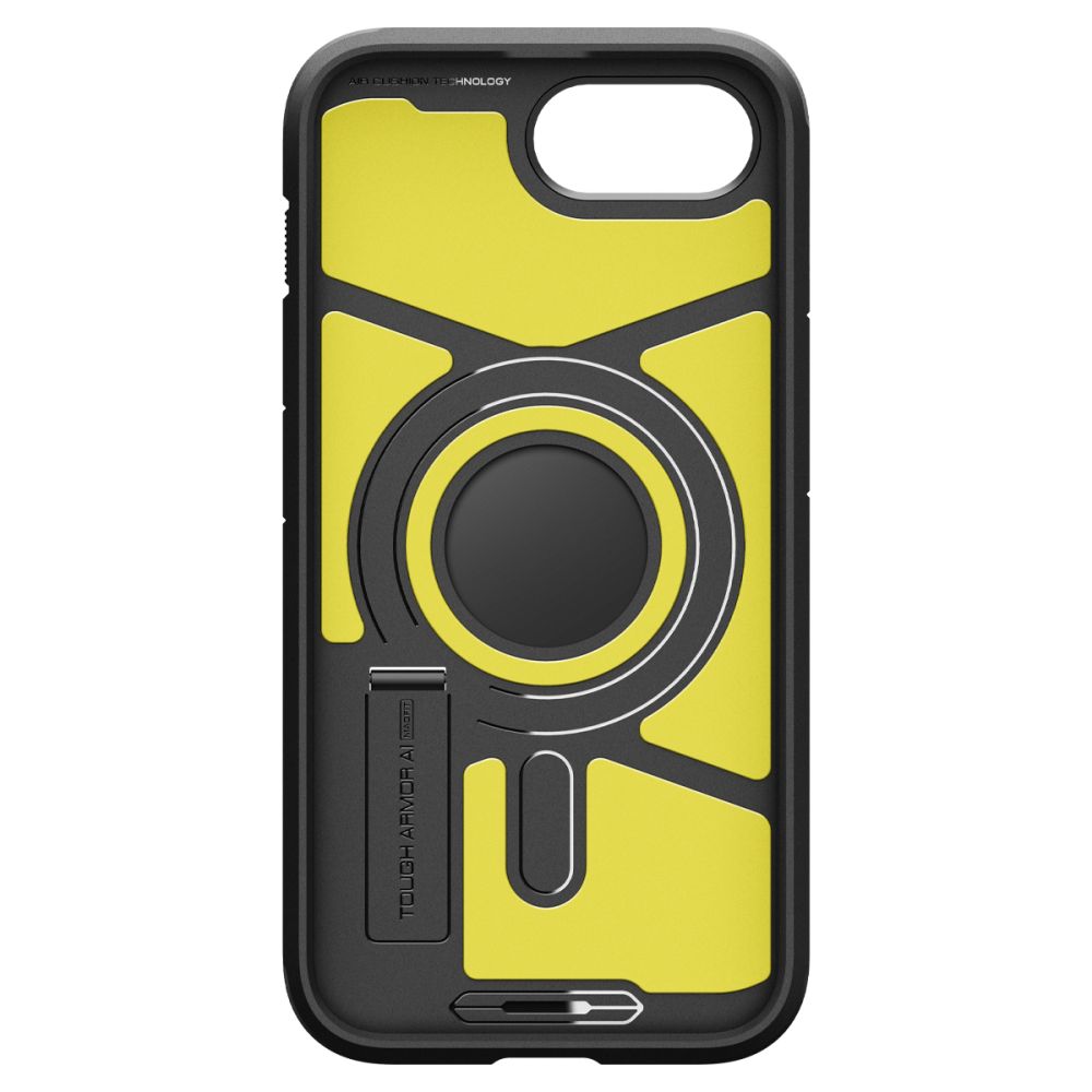 Spigen Tough Armor MagSafe dėklas iPhone 16e – juodas