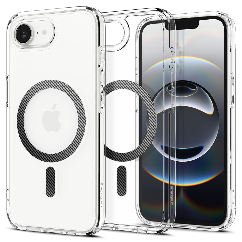 Spigen Ultra Hybrid MagSafe dėklas iPhone 16e – skaidrus