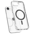 Spigen Ultra Hybrid MagSafe dėklas iPhone 16e – skaidrus