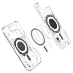 Spigen Ultra Hybrid MagSafe dėklas iPhone 16e – skaidrus