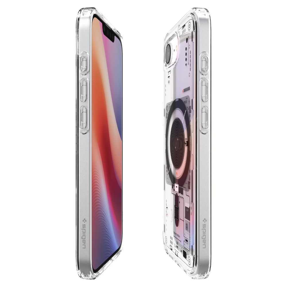 Spigen Ultra Hybrid MagSafe dėklas iPhone 16e – skaidrus