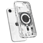Spigen Ultra Hybrid MagSafe dėklas iPhone 16e – skaidrus