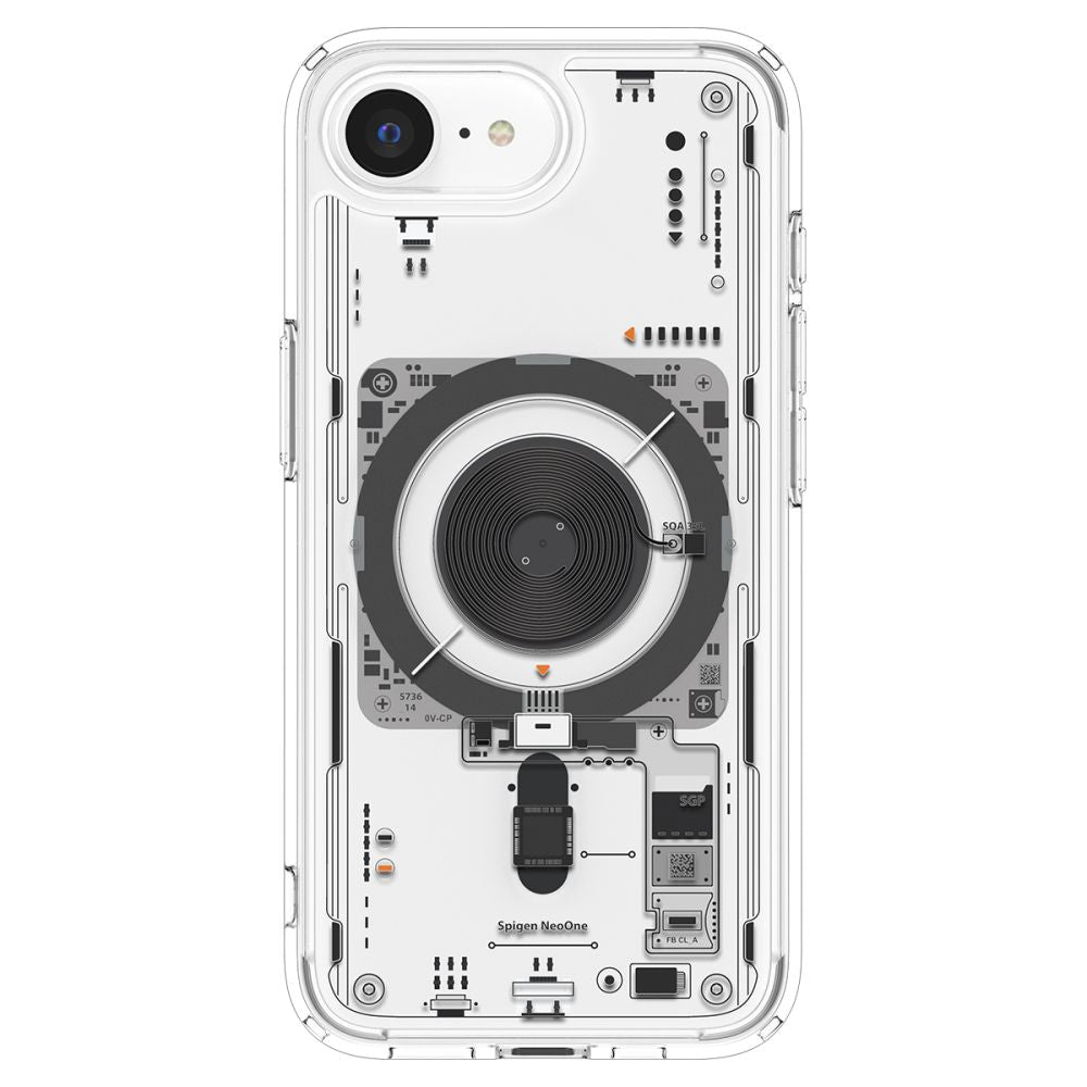 Spigen Ultra Hybrid MagSafe dėklas iPhone 16e – skaidrus