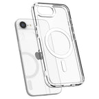 Spigen Ultra Hybrid MagSafe dėklas iPhone 16e – skaidrus