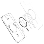Spigen Ultra Hybrid MagSafe dėklas iPhone 16e – skaidrus