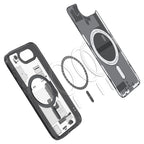 Spigen Ultra Hybrid MagSafe dėklas iPhone 16e – juodas