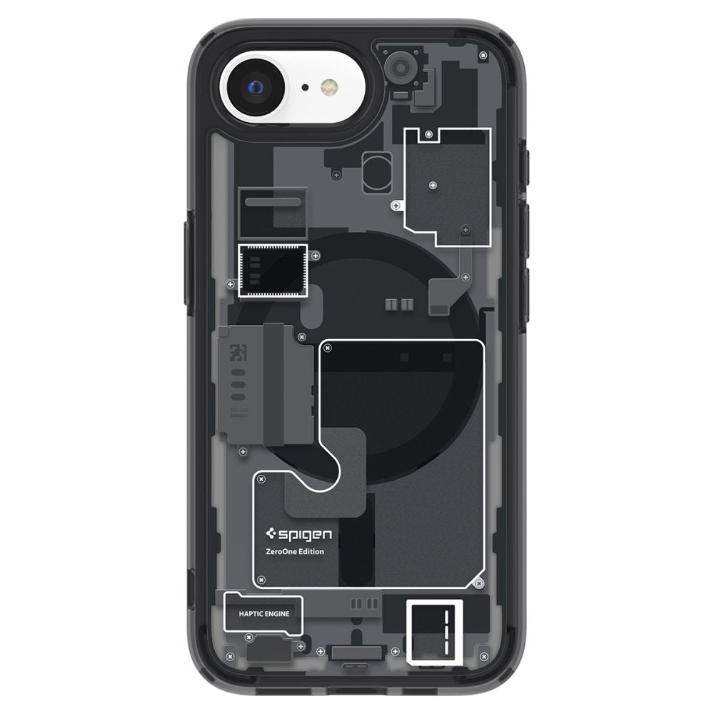 Spigen Ultra Hybrid MagSafe dėklas iPhone 16e – juodas
