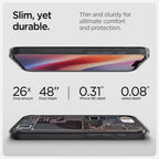 Spigen Ultra Hybrid MagSafe dėklas iPhone 16e – juodas