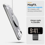 Spigen Ultra Hybrid MagSafe dėklas iPhone 16e – baltas