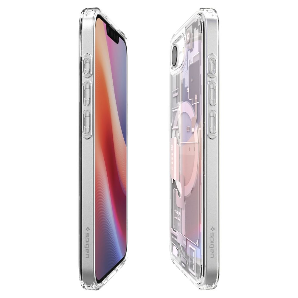 Spigen Ultra Hybrid MagSafe dėklas iPhone 16e – baltas